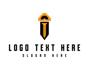 Construction Cog Screw logo