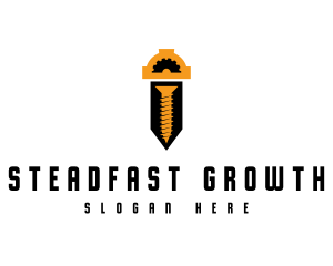 Construction Cog Screw logo