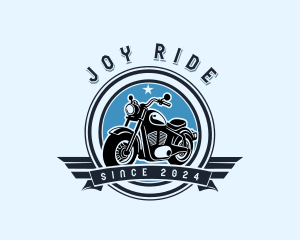 Motorcycle Wings Rider logo design