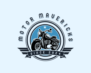 Motorcycle Wings Rider logo design