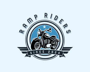 Motorcycle Wings Rider logo design