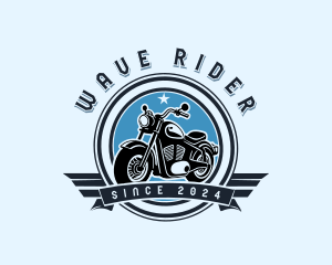 Motorcycle Wings Rider logo design