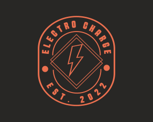 Electric Bolt Power logo design