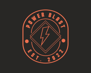 Electric Bolt Power logo design