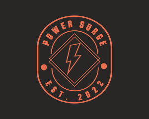 Electric Bolt Power logo design