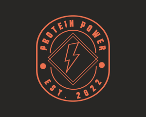 Electric Bolt Power logo design