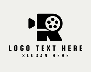 Film Camera Letter R logo