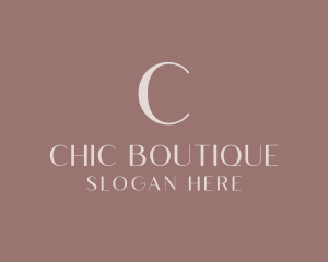 Chic Feminine Fashion Boutique logo design