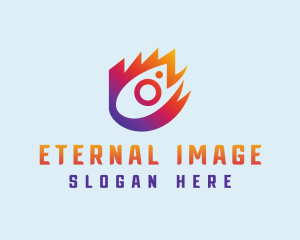 Gradient Photography Icon logo design