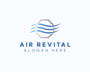 Wind Cooling Ventilation logo design