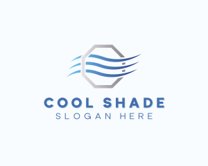 Wind Cooling Ventilation logo design