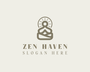 Meditation Zen Yoga logo design