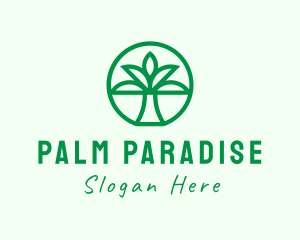 Palm Tree Forest logo design