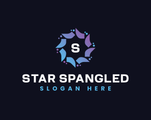 Star Digital Abstract logo design