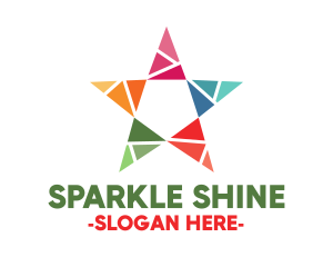 Colorful Star Mosaic logo