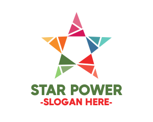 Colorful Star Mosaic logo design