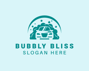 Car Bubble Arc logo design