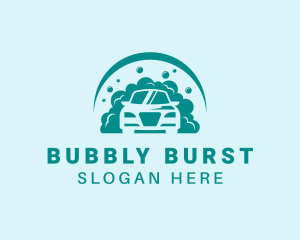 Car Bubble Arc logo design