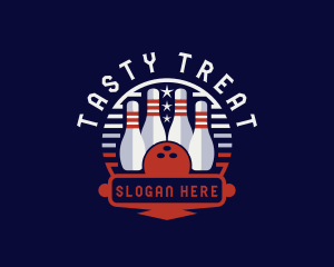 Bowling Sports Tournament logo design