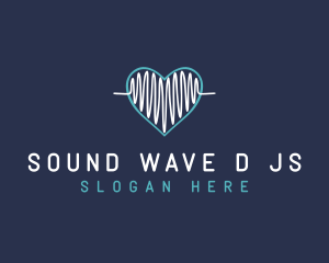 Wave Heart Lifeline logo design