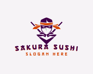 Japanese Ninja Warrior logo design