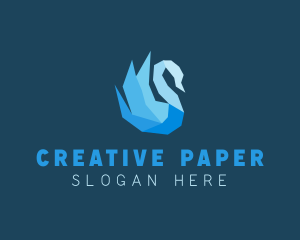 Fashion Swan Origami logo