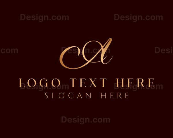 Fashion Couture Letter A Logo