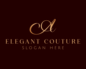 Fashion Couture Letter A logo