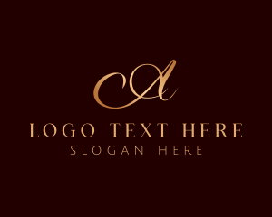 Couture - Fashion Couture Letter A logo design