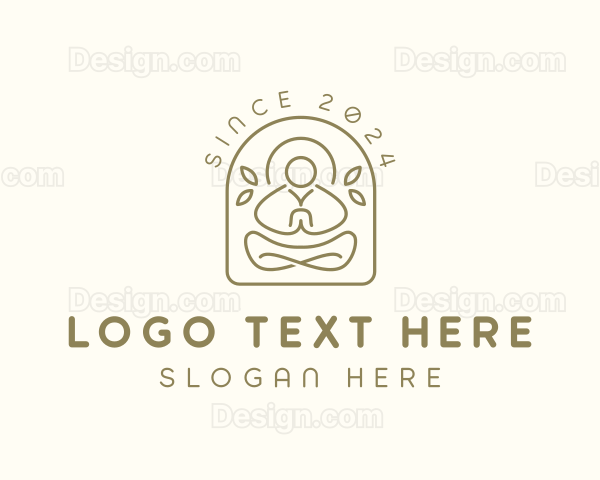 Meditation Yoga Wellness Logo