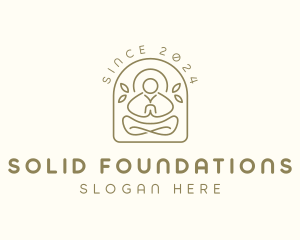 Meditation Yoga Wellness Logo