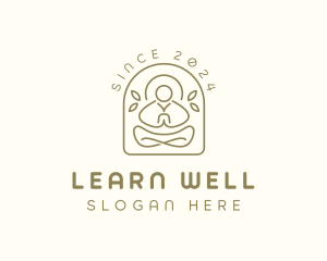 Meditation Yoga Wellness logo design