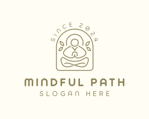 Meditation Yoga Wellness logo design