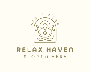 Meditation Yoga Wellness logo design