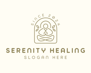 Meditation Yoga Wellness logo design