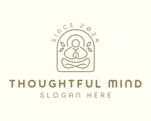 Meditation Yoga Wellness logo design