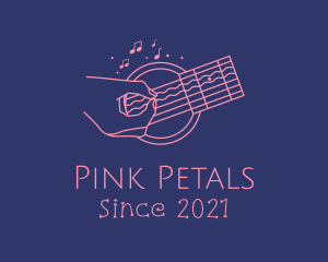 Acoustic Guitar Performer  logo design