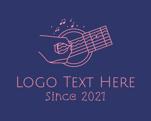 Guitar Shop logo example 3