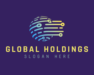 Digital Global Tech logo design