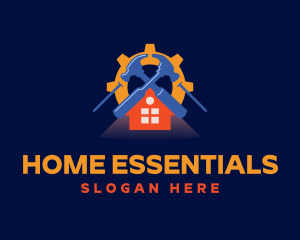 Home Maintenance Construction logo design