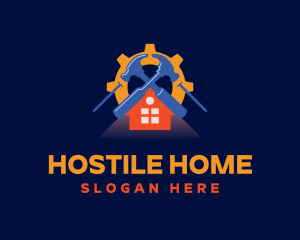 Home Maintenance Construction logo design