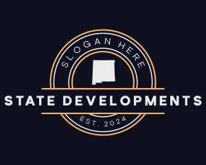 New Mexico State Map logo design