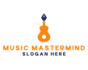 Musician Guitar Pen logo