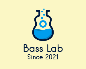 Blue Guitar Lab  logo design