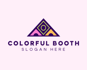 Colorful Blocks Playhouse logo design