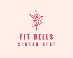 Person Fitness Workout logo design