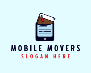 Book Mobile Phone  logo design