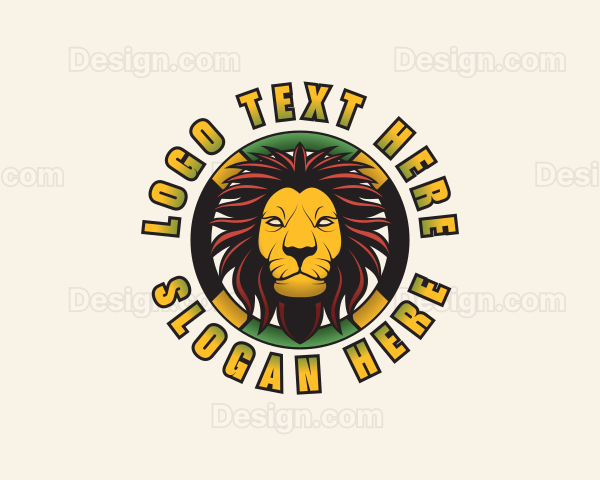 Wild Jamaica Lion Logo