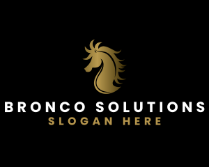 Stallion Horse Animal logo