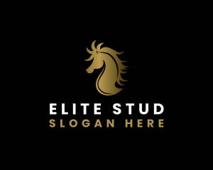 Stallion Horse Animal logo